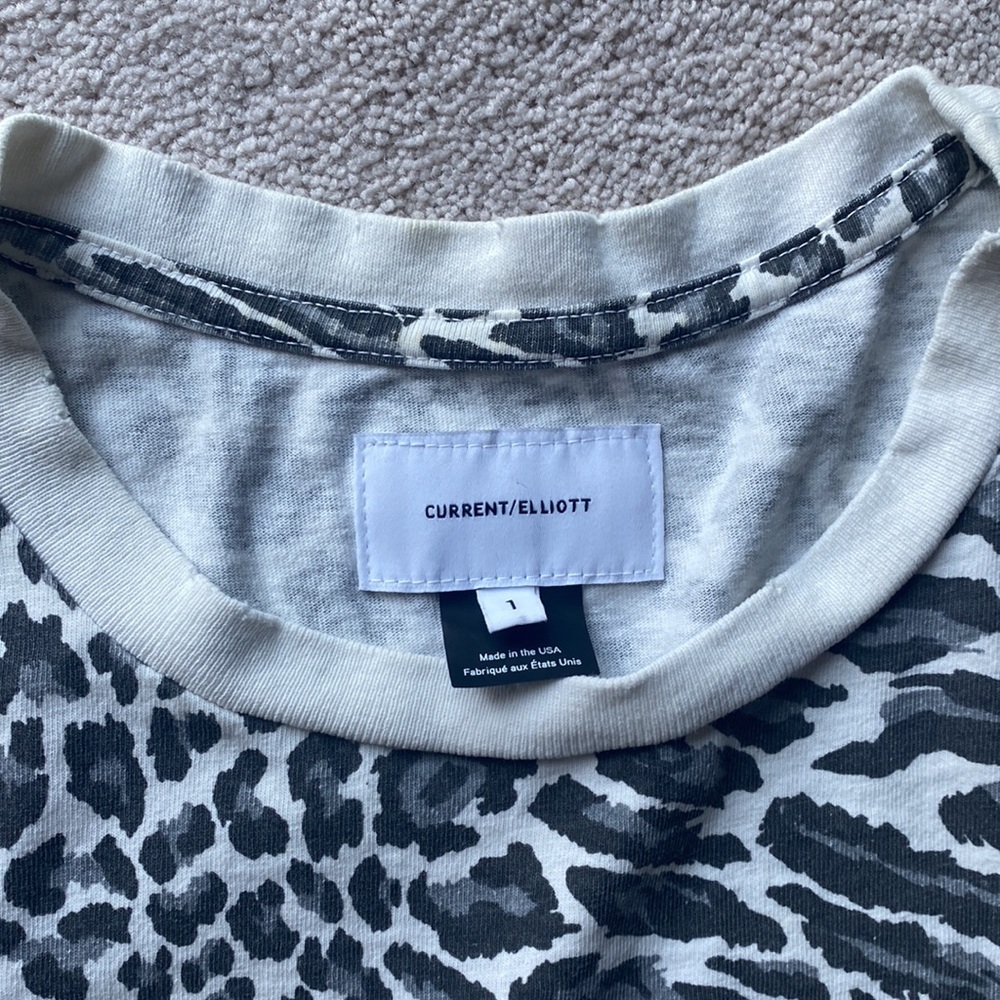 Current/Elliott warped leopard “ the roadie top” - Picture 5 of 10